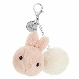 Jellycat Kutie Pop Pink Bunny Bag Charm Keychain